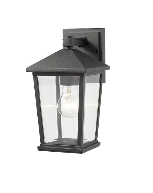Outdoor Wall Light Z-Lite 568S-BK Black Beacon 1 Light Outdoor Wall Light Z-Lite