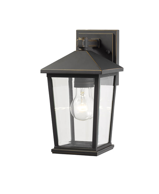 Outdoor Wall Light Z-Lite 568S-ORB Oil Rubbed Bronze Beacon 1 Light Outdoor Wall Light Z-Lite