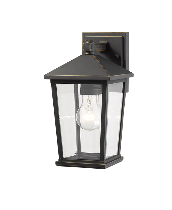 Outdoor Wall Light Z-Lite 568S-ORB Oil Rubbed Bronze Beacon 1 Light Outdoor Wall Light Z-Lite