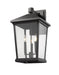 Outdoor Wall Light Z-Lite 568XL-BK Black Beacon 3 Light Outdoor Wall Light Z-Lite