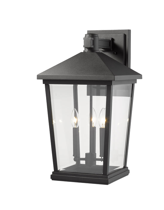 Outdoor Wall Light Z-Lite 568XL-BK Black Beacon 3 Light Outdoor Wall Light Z-Lite