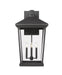 Outdoor Wall Light Z-Lite 568XXL-BK Black Beacon 4 Light Outdoor Wall Light Z-Lite