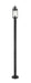 Outdoor Post Mounted Fixture Z-Lite 569PHM-567P-BK Black Roundhouse 1 Light Outdoor Post Mounted Fixture Z-Lite