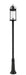 Outdoor Post Mounted Fixture Z-Lite 569PHXL-511P-BK Black Roundhouse 1 Light Outdoor Post Mounted Fixture Z-Lite