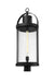 Outdoor Post Mount Fixture Z-Lite 569PHXL-BK Black Roundhouse 1 Light Outdoor Post Mount Fixture Z-Lite