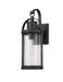 Outdoor Wall Light Z-Lite 569S-BK Black Roundhouse 1 Light Outdoor Wall Light Z-Lite