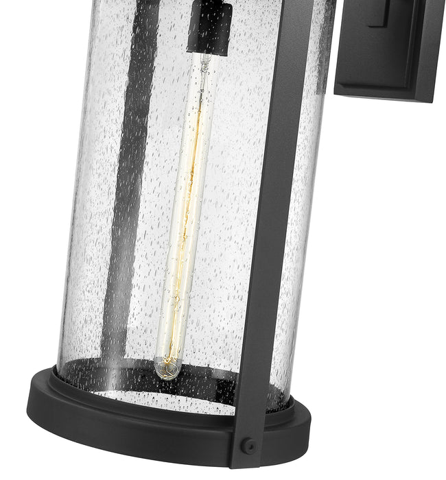 Outdoor Wall Light Z-Lite 569XL-BK Black Roundhouse 1 Light Outdoor Wall Light Z-Lite