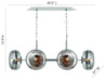 Eurofase 38130-022 Nottingham 44" Polished Nickel Chandelier