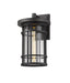 Outdoor Wall Light Z-Lite 570B-BK Black Jordan 1 Light Outdoor Wall Light Z-Lite