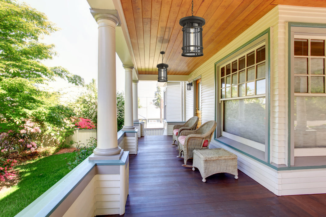 Outdoor Chain Mount Ceiling Fixture Z-Lite 570CHXL-BK Black Jordan 1 Light Outdoor Chain Mount Ceiling Fixture Z-Lite