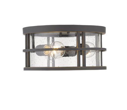 Outdoor Flush Mount Z-Lite 570F-ORB Oil Rubbed Bronze Jordan 3 Light Outdoor Flush Mount Z-Lite