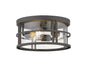 Outdoor Flush Mount Z-Lite 570F-ORB Oil Rubbed Bronze Jordan 3 Light Outdoor Flush Mount Z-Lite