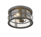 Outdoor Flush Mount Z-Lite 570F-ORB Oil Rubbed Bronze Jordan 3 Light Outdoor Flush Mount Z-Lite