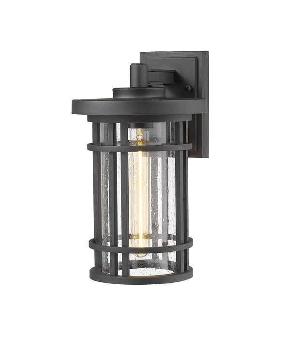 Outdoor Wall Light Z-Lite 570M-BK Black Jordan 1 Light Outdoor Wall Light Z-Lite