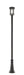 Outdoor Post Mounted Fixture Z-Lite 570PHB-519P-ORB Oil Rubbed Bronze Jordan 1 Light Outdoor Post Mounted Fixture Z-Lite