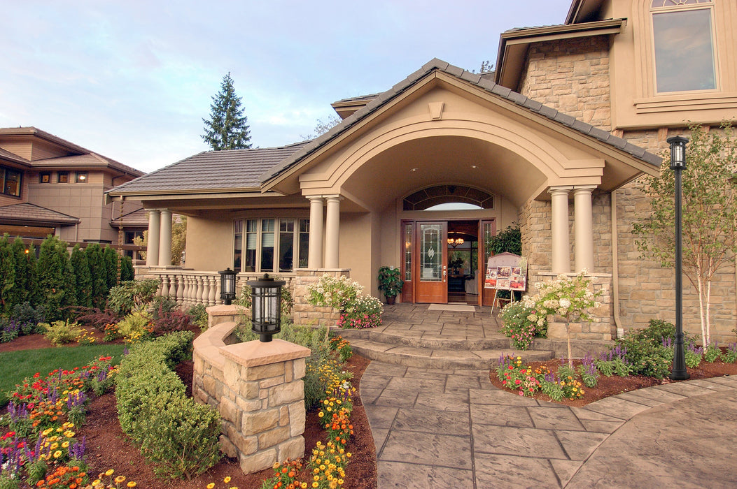 Outdoor Pier Mounted Fixture Z-Lite 570PHB-533PM-ORB Oil Rubbed Bronze Jordan 1 Light Outdoor Pier Mounted Fixture Z-Lite