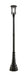 Outdoor Post Mounted Fixture Z-Lite 570PHB-564P-ORB Oil Rubbed Bronze Jordan 1 Light Outdoor Post Mounted Fixture Z-Lite