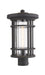 Outdoor Post Mount Fixture Z-Lite 570PHB-ORB Oil Rubbed Bronze Jordan 1 Light Outdoor Post Mount Fixture Z-Lite