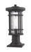 Outdoor Pier Mounted Fixture Z-Lite 570PHM-533PM-ORB Oil Rubbed Bronze Jordan 1 Light Outdoor Pier Mounted Fixture Z-Lite