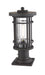 Outdoor Pier Mounted Fixture Z-Lite 570PHM-533PM-ORB Oil Rubbed Bronze Jordan 1 Light Outdoor Pier Mounted Fixture Z-Lite