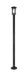 Outdoor Post Mounted Fixture Z-Lite 570PHM-567P-BK Black Jordan 1 Light Outdoor Post Mounted Fixture Z-Lite