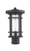 Outdoor Post Mount Fixture Z-Lite 570PHM-ORB Oil Rubbed Bronze Jordan 1 Light Outdoor Post Mount Fixture Z-Lite