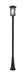 Outdoor Post Mounted Fixture Z-Lite 570PHXL-519P-BK Black Jordan 1 Light Outdoor Post Mounted Fixture Z-Lite