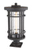 Outdoor Pier Mounted Fixture Z-Lite 570PHXL-533PM-ORB Oil Rubbed Bronze Jordan 1 Light Outdoor Pier Mounted Fixture Z-Lite