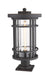 Outdoor Pier Mounted Fixture Z-Lite 570PHXL-533PM-ORB Oil Rubbed Bronze Jordan 1 Light Outdoor Pier Mounted Fixture Z-Lite