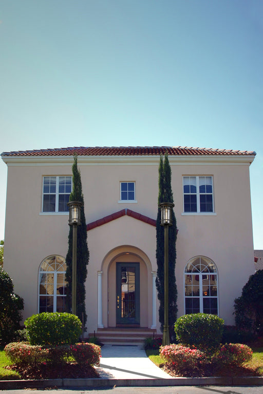 Outdoor Post Mounted Fixture Z-Lite 570PHXL-564P-ORB Oil Rubbed Bronze Jordan 1 Light Outdoor Post Mounted Fixture Z-Lite