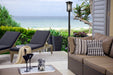 Outdoor Post Mounted Fixture Z-Lite 570PHXL-567P-BK Black Jordan 1 Light Outdoor Post Mounted Fixture Z-Lite
