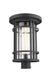 Outdoor Post Mount Fixture Z-Lite 570PHXL-BK Black Jordan 1 Light Outdoor Post Mount Fixture Z-Lite