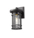 Outdoor Wall Light Z-Lite 570S-BK Black Jordan 1 Light Outdoor Wall Light Z-Lite