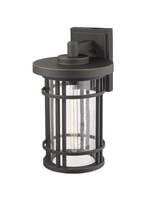 Outdoor Wall Light Z-Lite 570XL-ORB Oil Rubbed Bronze Jordan 1 Light Outdoor Wall Light Z-Lite