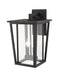 Outdoor Wall Light Z-Lite 571B-BK Black Seoul 2 Light Outdoor Wall Light Z-Lite