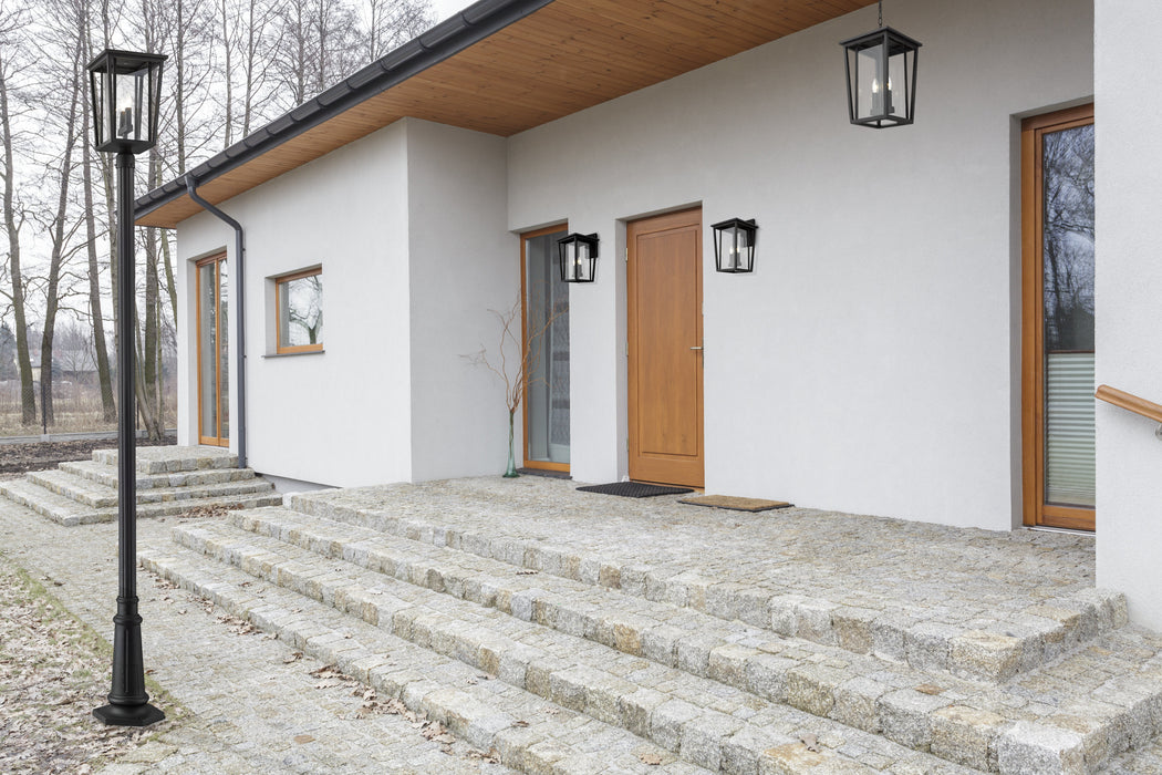 Outdoor Wall Light Z-Lite 571B-BK Black Seoul 2 Light Outdoor Wall Light Z-Lite