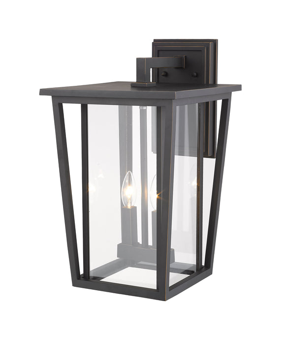 Outdoor Wall Light Z-Lite 571B-ORB Oil Rubbed Bronze Seoul 2 Light Outdoor Wall Light Z-Lite
