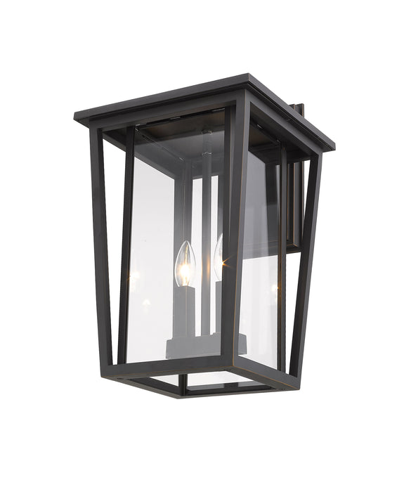 Outdoor Wall Light Z-Lite 571B-ORB Oil Rubbed Bronze Seoul 2 Light Outdoor Wall Light Z-Lite