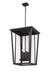 Outdoor Chain Mount Ceiling Fixture Z-Lite 571CHXXL-BK Black Seoul 4 Light Outdoor Chain Mount Ceiling Fixture Z-Lite