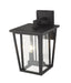Outdoor Wall Light Z-Lite 571M-BK Black Seoul 2 Light Outdoor Wall Light Z-Lite