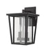 Outdoor Wall Light Z-Lite 571M-BK Black Seoul 2 Light Outdoor Wall Light Z-Lite