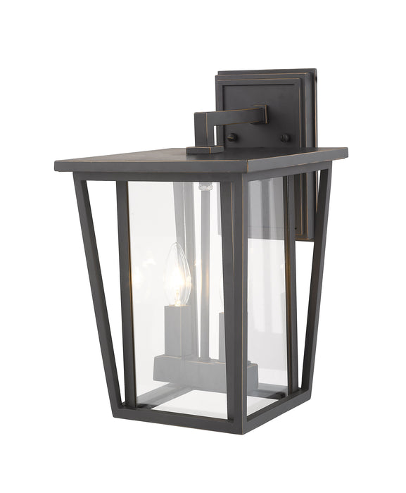Outdoor Wall Light Z-Lite 571M-ORB Oil Rubbed Bronze Seoul 2 Light Outdoor Wall Light Z-Lite