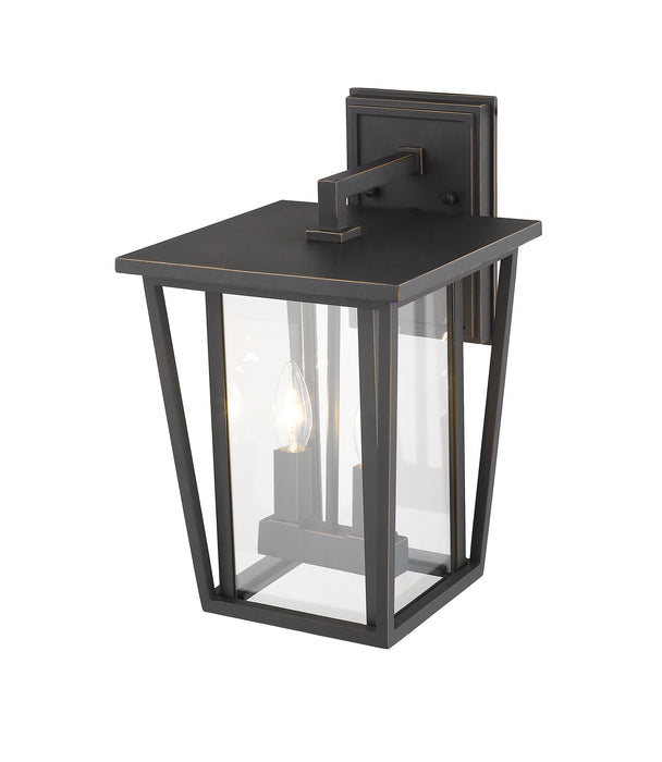 Outdoor Wall Light Z-Lite 571M-ORB Oil Rubbed Bronze Seoul 2 Light Outdoor Wall Light Z-Lite