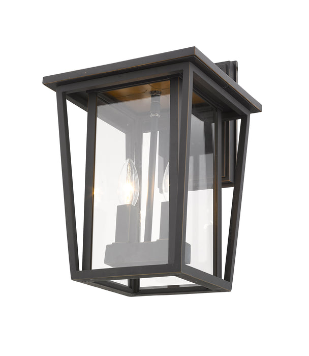 Outdoor Wall Light Z-Lite 571M-ORB Oil Rubbed Bronze Seoul 2 Light Outdoor Wall Light Z-Lite