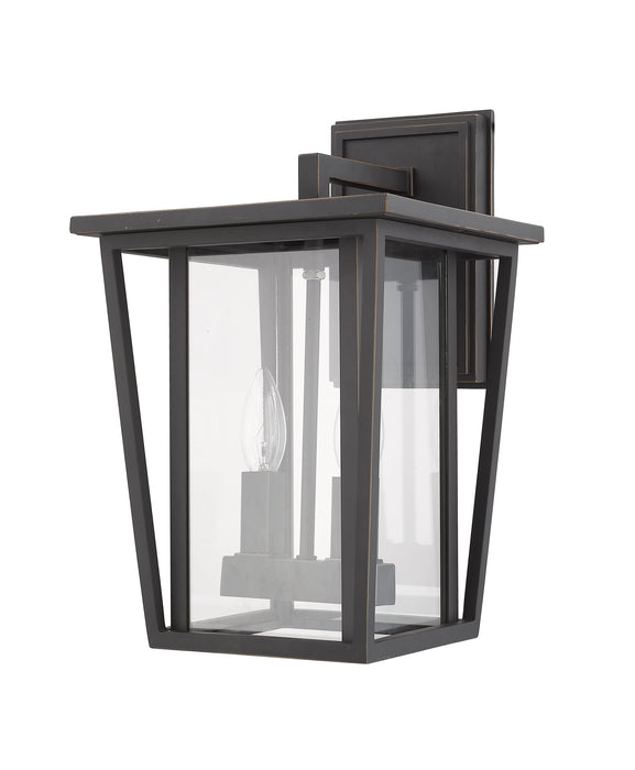 Outdoor Wall Light Z-Lite 571M-ORB Oil Rubbed Bronze Seoul 2 Light Outdoor Wall Light Z-Lite