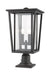 Outdoor Pier Mounted Fixture Z-Lite 571PHBR-533PM-ORB Oil Rubbed Bronze Seoul 2 Light Outdoor Pier Mounted Fixture Z-Lite