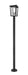 Outdoor Post Mounted Fixture Z-Lite 571PHBR-567P-BK Black Seoul 2 Light Outdoor Post Mounted Fixture Z-Lite