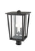 Outdoor Post Mount Fixture Z-Lite 571PHBR-ORB Oil Rubbed Bronze Seoul 2 Light Outdoor Post Mount Fixture Z-Lite