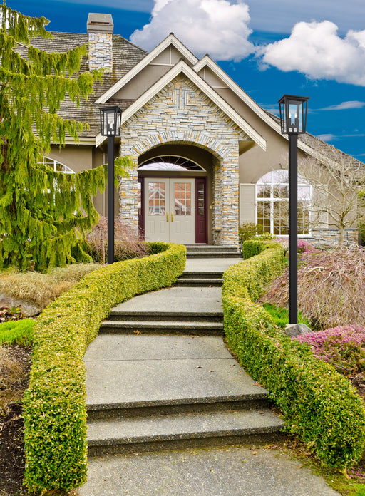 Outdoor Post Mounted Fixture Z-Lite 571PHBS-536P-ORB Oil Rubbed Bronze Seoul 2 Light Outdoor Post Mounted Fixture Z-Lite