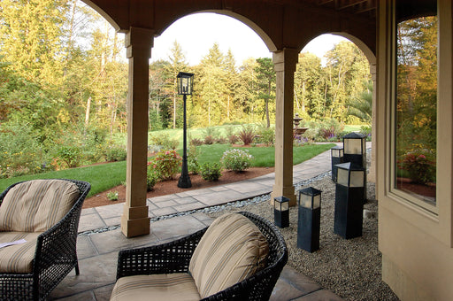 Outdoor Post Mounted Fixture Z-Lite 571PHXLR-564P-BK Black Seoul 3 Light Outdoor Post Mounted Fixture Z-Lite